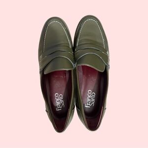 Franco Sarto Women’s Olive Slip-On Loafers